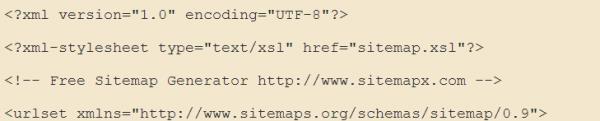 编辑sitemap.xml文件